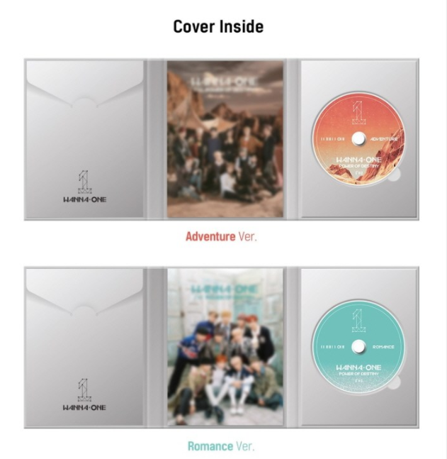 WANNA-ONE 111=1 POWER OF DESTINY Adventure ver. / Romance ver. - Now In ...