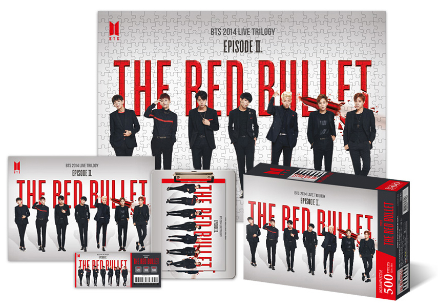BTS Jigsaw puzzle 500pcs World Tour poster 4 THE RED BULLET
