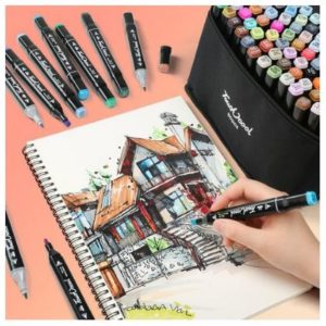 Fine Art Markers 168 colors animation illustration for professionals