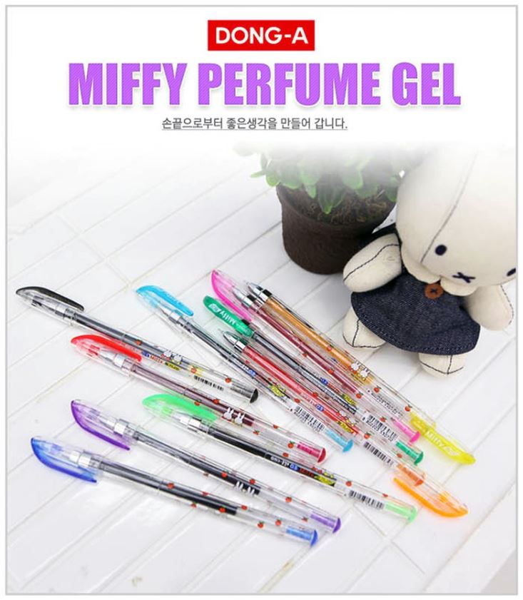 perfume gel pen miffy perfume pen set