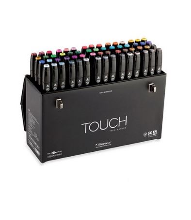 TOUCH COOL Fine Art Markers 168 Colors Bag Hardcase Tray Set - Now In Seoul