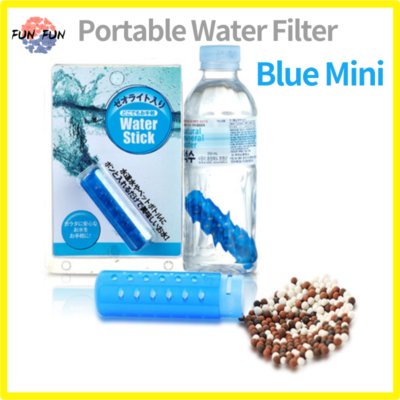 Portable water purifier Blue mini, a portable filter with heavy metal and anti-sterilization functions