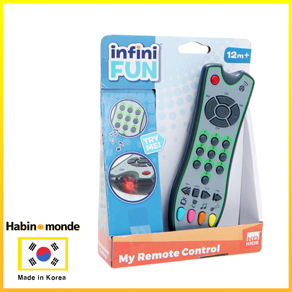 Infini fun Giraffe Remote Control Toy Baby Sounds 12m colours Learning 62:14 