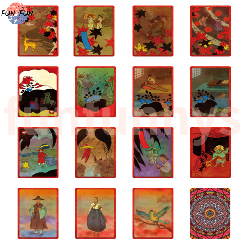 tarot cards 51 four seasons hwatu tarot cards tarots cards for all seasons  hwatu tarots - Now In Seoul