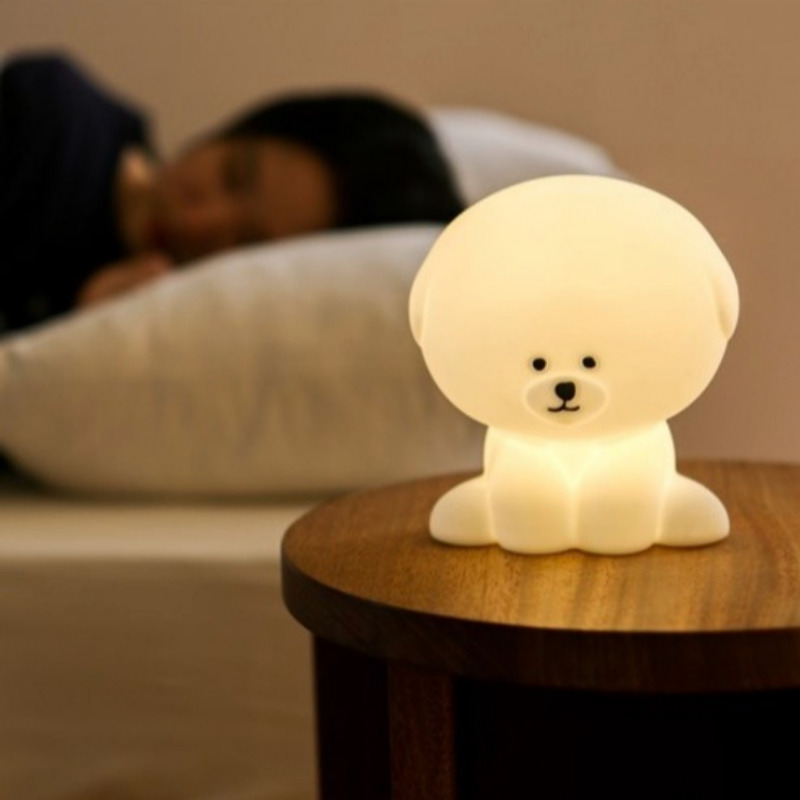 DAILYLIKE / Bichon Puppy Mood Lamp - Now In Seoul