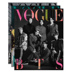 Cover : BTS / Contents : BTS 105p TYPE A + TYPE B + TYPE C BTS VOGUE KOREA Magazine January 2022 Set