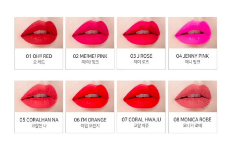 JENNY HOUSE Air Fit Lipstick 8 Color, Professional Beauty Artist Brand, Jennyhouse - Now In Seoul