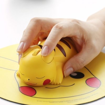pikachu wireless mouse pokemon +pikachu Desk Pad