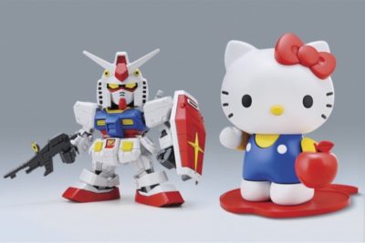 Bandai SD-EX Standard Kitty & RX-78-2 Gundam Model Kit