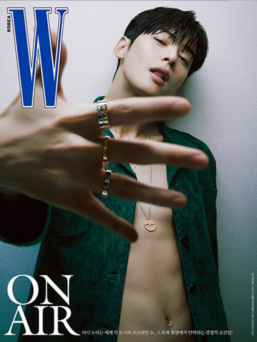 W KOREA November 2022 ASTRO Cha Eunwoo