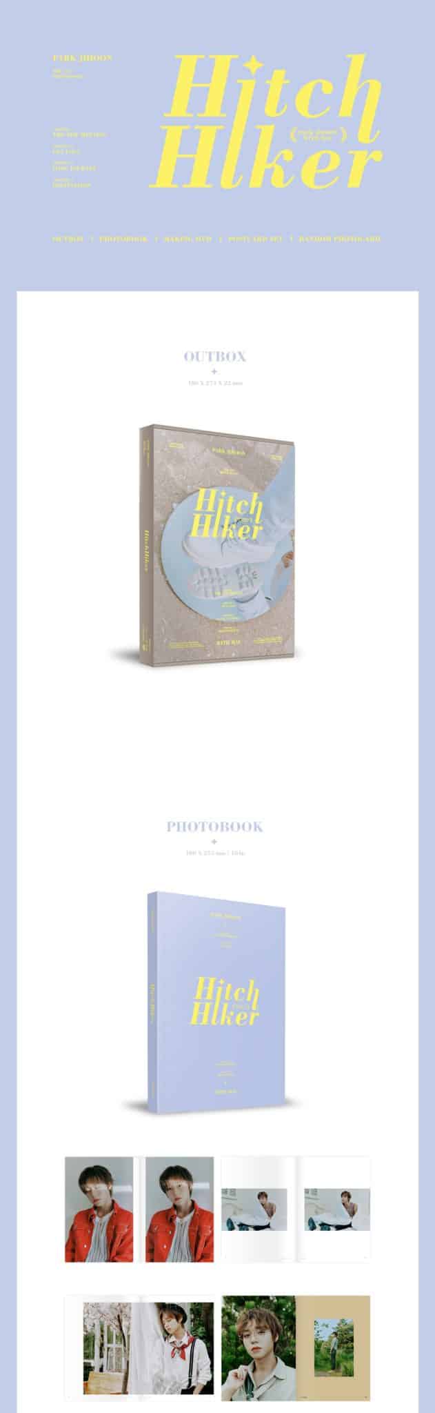 The 1st Photobook HitchHiker PARK JIHOON WITH MAY
