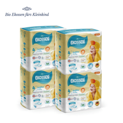 Ekossen Premium Diapers 30p Size 4 4x pack