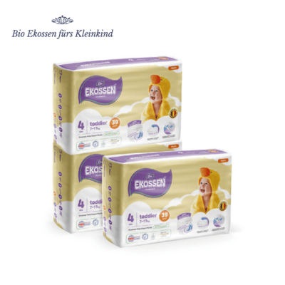 Ekossen Premium Diaper Pants 39p Size 4 3x pack