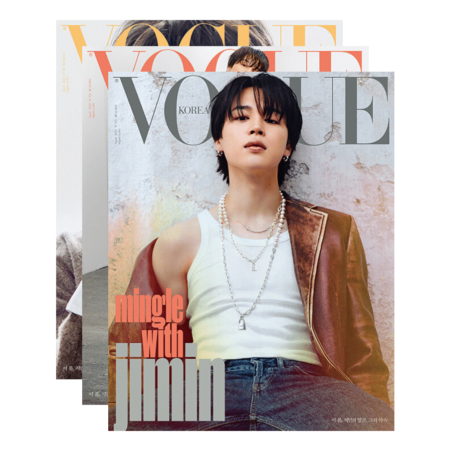 VOGUE & GQ Vogue Korea Jan 2022 Issue Magazine JIMIN Cover BTS *Read