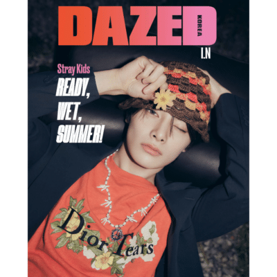DAZED & CONFUSED July 2023 Stray Kids LEE KNOW, I.N, SEUNGMIN
