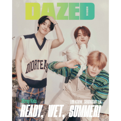 DAZED & CONFUSED July 2023 Stray Kids LEE KNOW, I.N, SEUNGMIN
