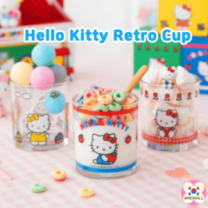 [Sanrio] Hello Kitty Retro Cup Set Kids Cup Gift Tableware Gift