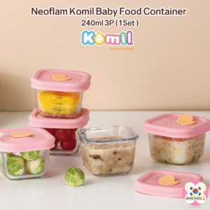 Neoflam Komil Baby Food Container Storage Container 3P Set 240ml