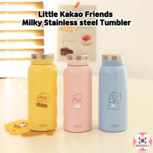 Kakao Friends Milky stainless steel tumbler 350ml water bottle gift mug cup Ryan CHOONSIK Apeach Thermos