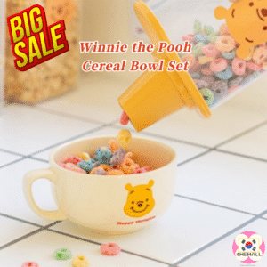 [Disney] Winnie the Pooh Cereal Bowl Set (Spoon + Cereal Bowl)