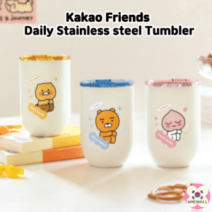 Kakao Friends Daily stainless steel tumbler 350ml water bottle gift mug cup Ryan CHOONSIK Apeach Thermos