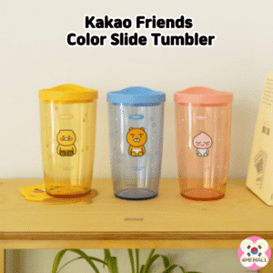 Kakao Friends color slide tumbler 473ml water bottle gift mug cup Ryan CHOONSIK Apeach Ice only