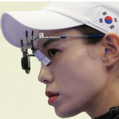 2024 Paris Olympics The North Face Team Korea Cotton Ball Cap Kim Yeji Shooting OE3CQ01A