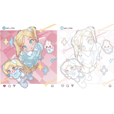 Girls' World Coloring Book By Guriming